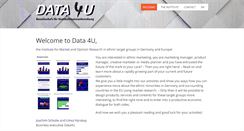 Desktop Screenshot of data4u-online.de